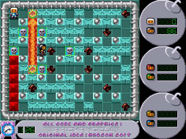 Super Bomberman atari screenshot